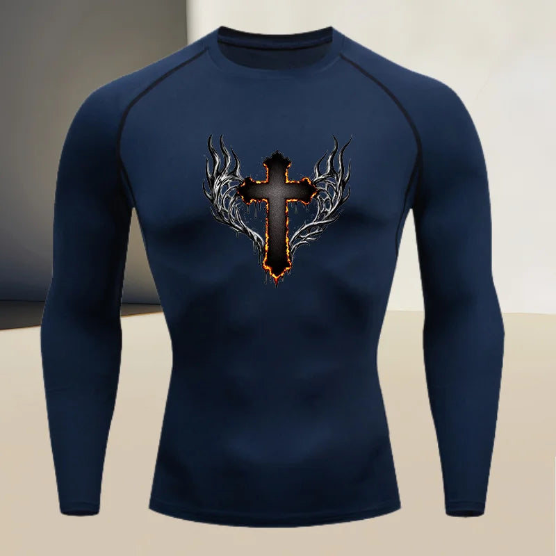 Men's Compression Shirt S,M,L,XL