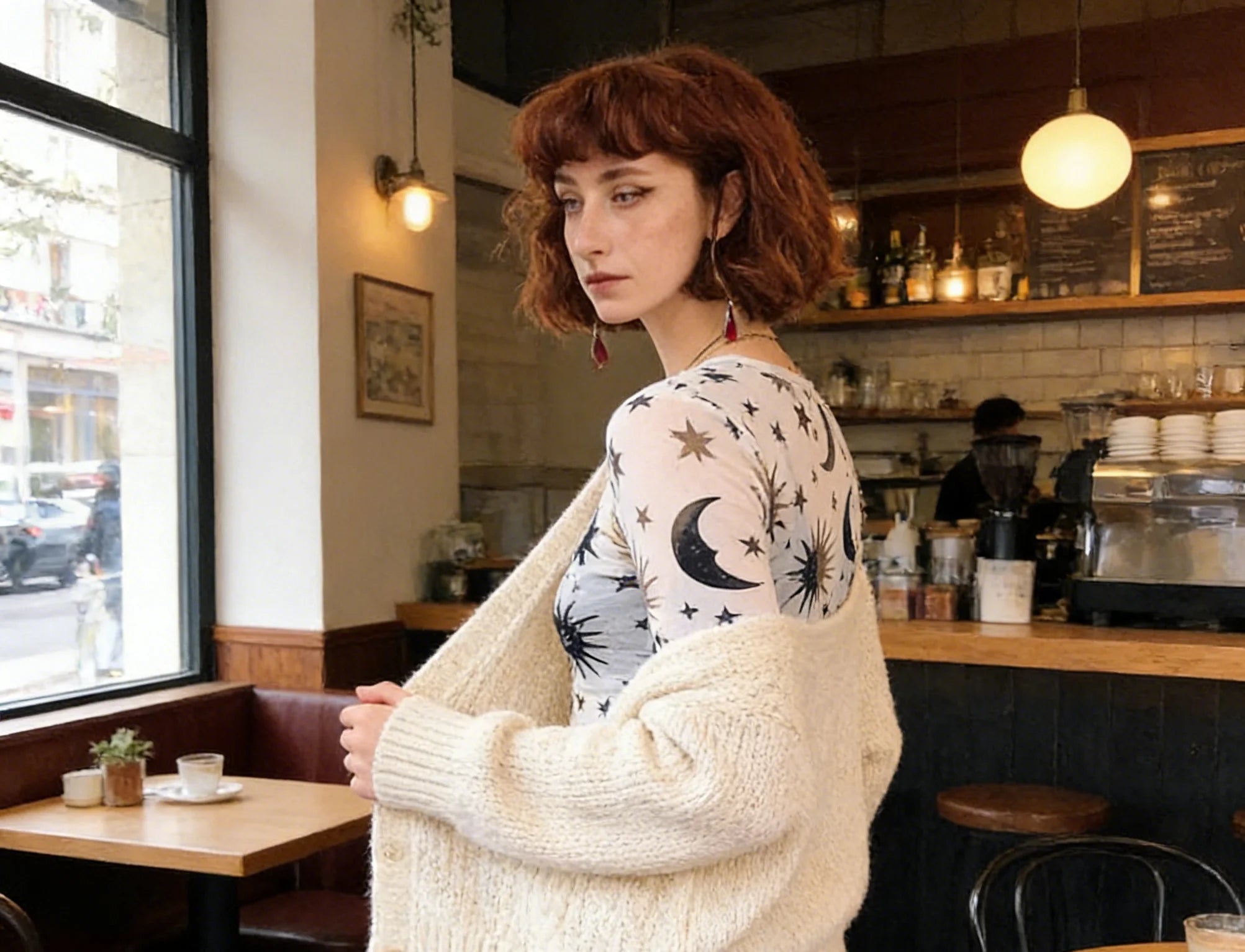 Women's Sun & Moon Top Sheer Mesh