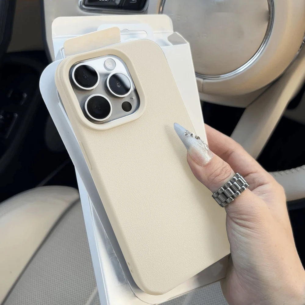 Leather Phone Case For iPhone 17,  16, 15, 14, 13, 12, 11