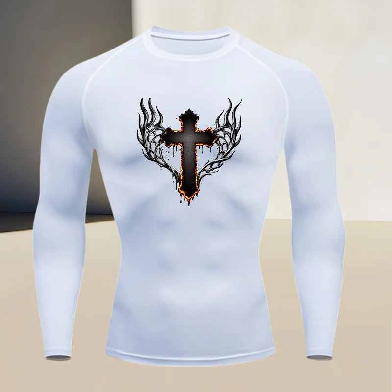 Men's Compression Shirt S,M,L,XL