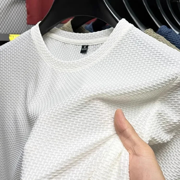 Men's Short Sleeve Mesh Summer Top