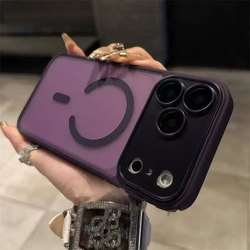 Magnetic Matte Shockproof iPhone Case