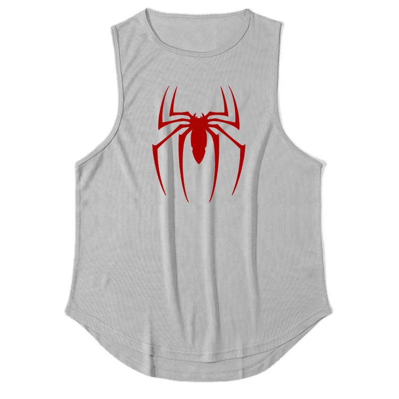 Short Sleeve Red Spider Gym TankTop