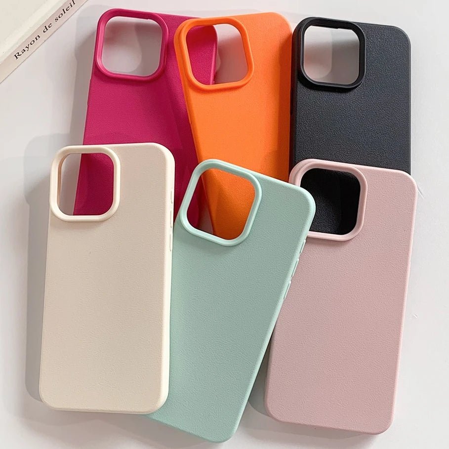 Leather Phone Case For iPhone 17,  16, 15, 14, 13, 12, 11